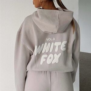 White Fox Off Stage Moon Hoodie